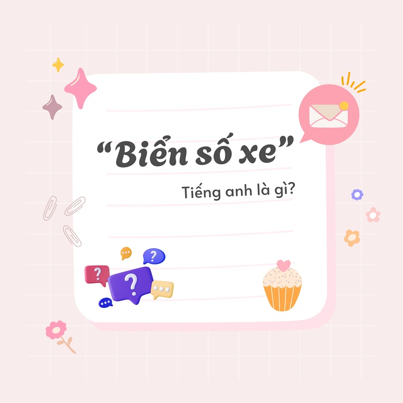 Biển số xe tiếng Anh là gì?