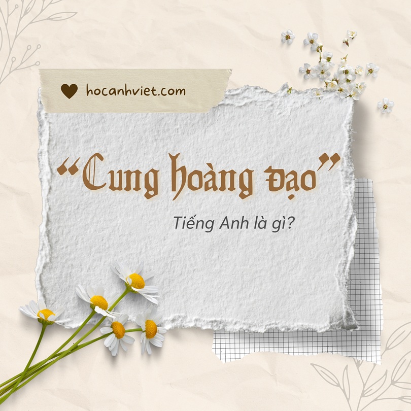 Cung hoàng đạo tiếng Anh là gì?