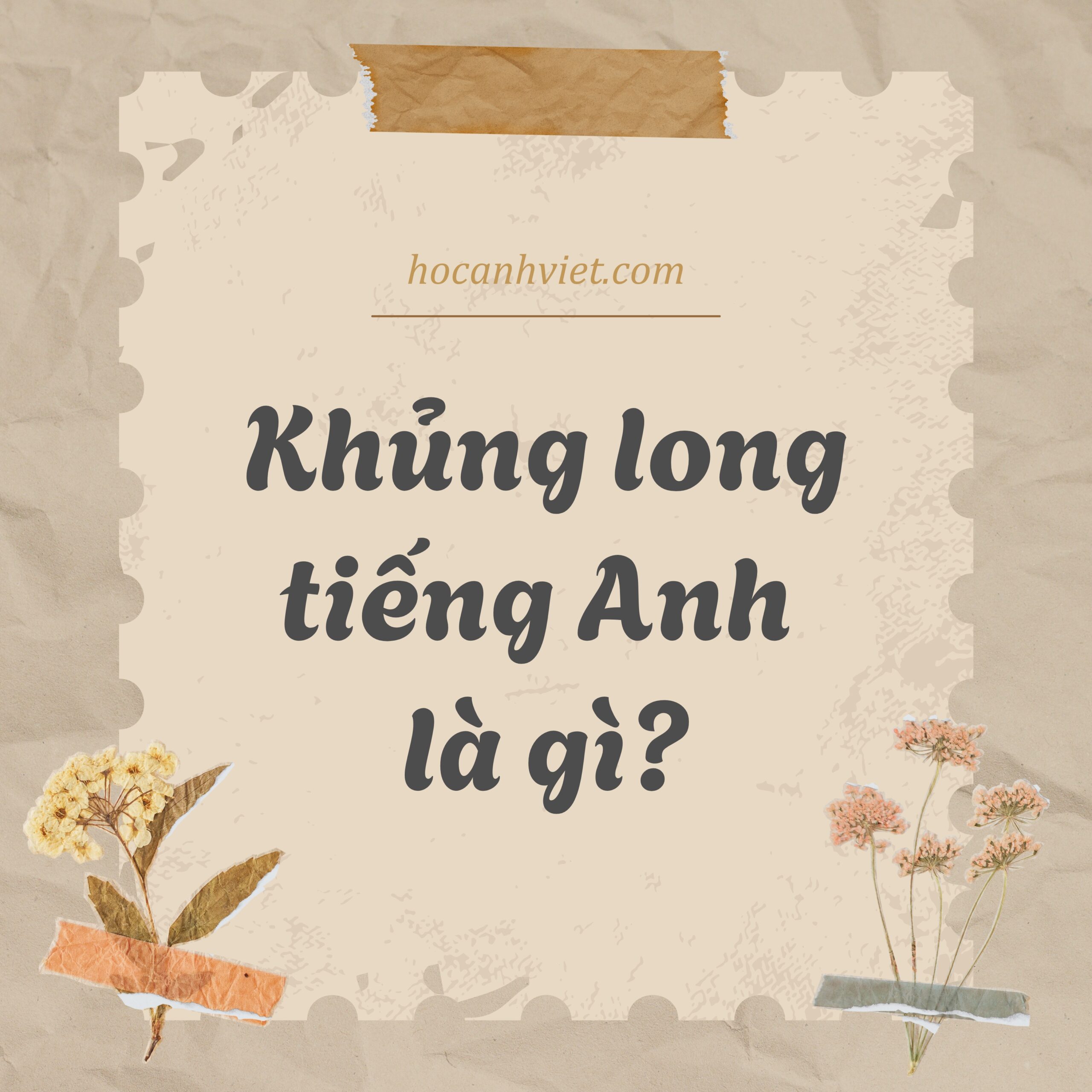 Khủng long tiếng Anh là gì?