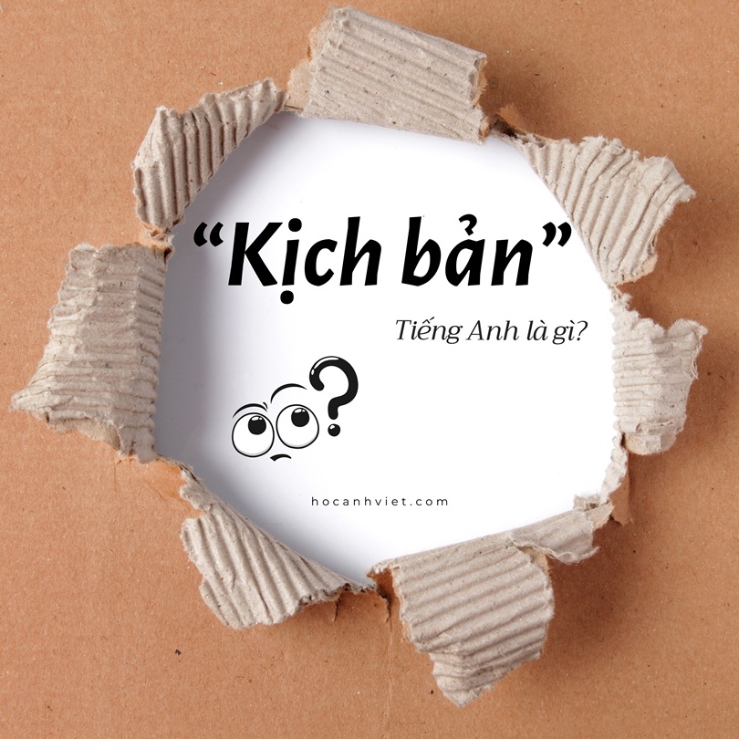 Kịch bản tiếng Anh là gì?