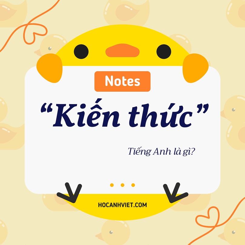 Kiến thức tiếng Anh là gì?