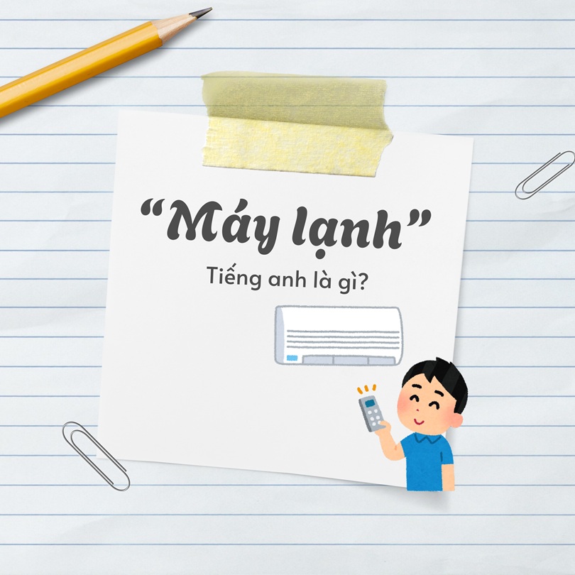 Máy lạnh tiếng Anh là gì?