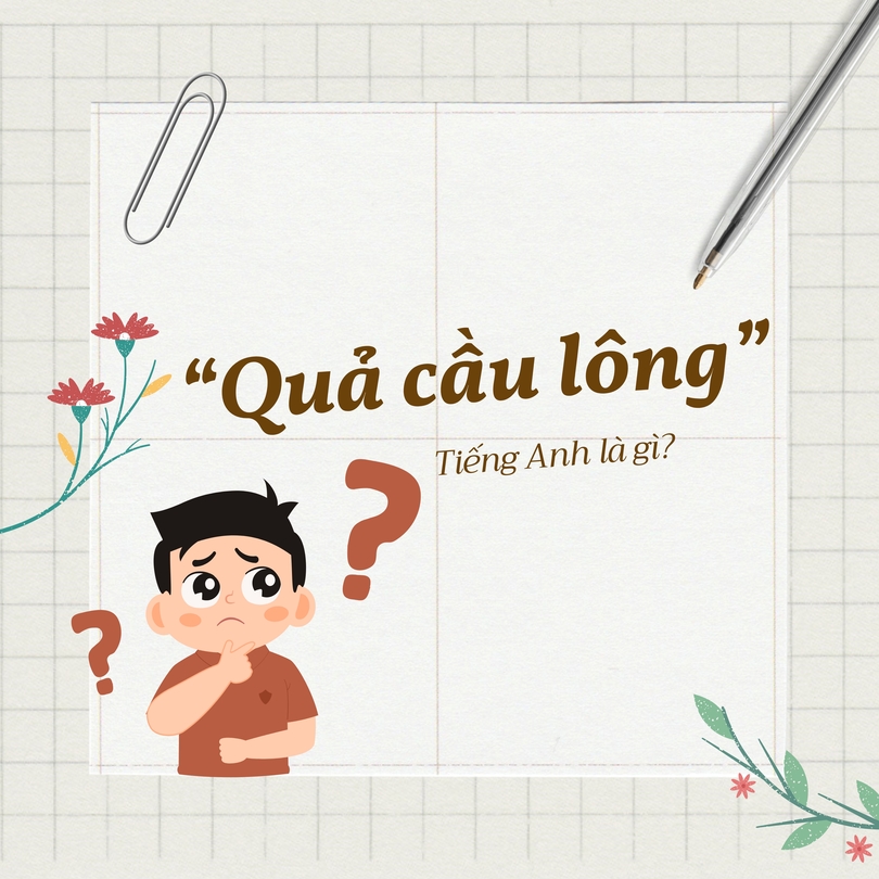 Quả cầu lông tiếng Anh là gì?