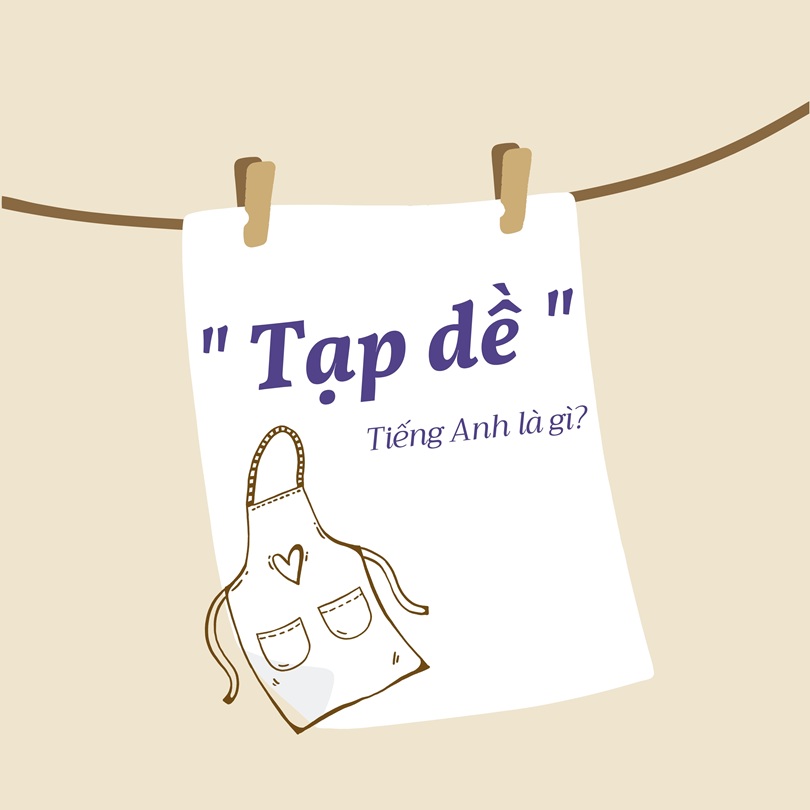 Tạp dề tiếng Anh là gì?