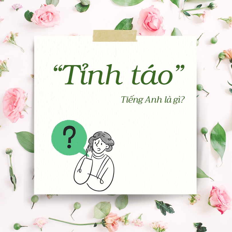 Tỉnh táo tiếng Anh là gì?