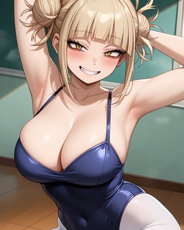 Nữ anime mlem tạo dáng siêu đáng yêu