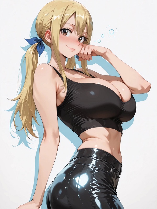 Anime mlem tóc xoăn nhẹ cuốn hút