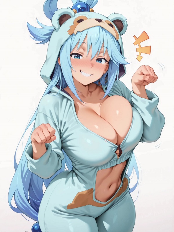 Gái anime mlem đang hất tóc đầy duyên dáng