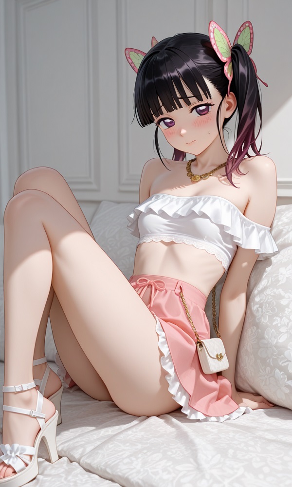 Hình Kanao sexy với tóc bay trong gió