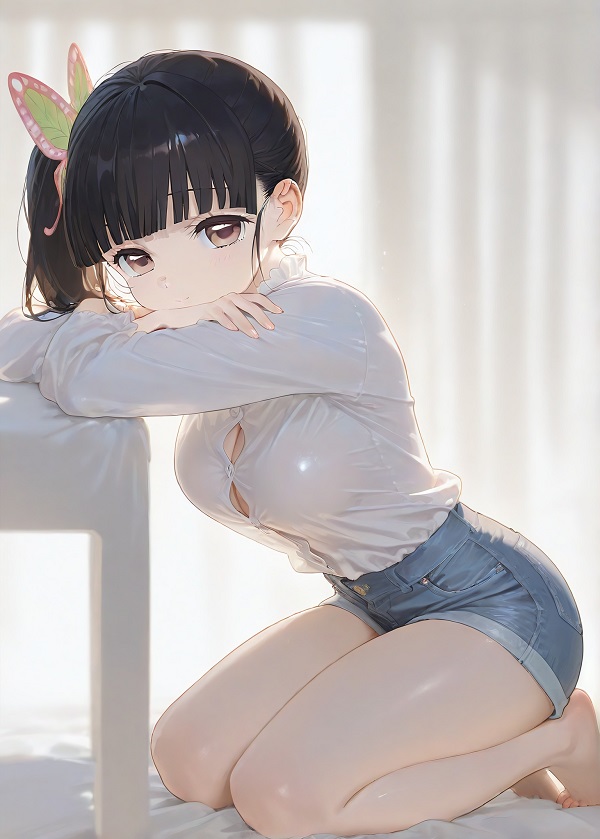 Ảnh Kanao sexy trong tạo dáng nghiêng người hút mắt