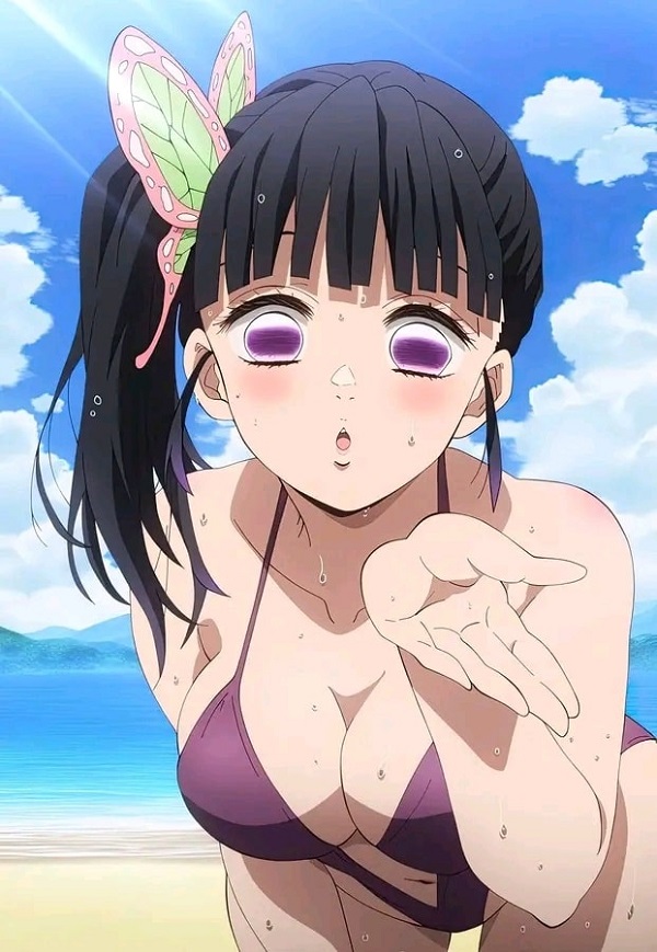 Hình Kanao sexy cùng biểu cảm lạnh lùng quyến rũ