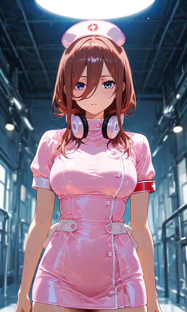Miku Nakano với biểu cảm nhẹ nhàng dễ thương