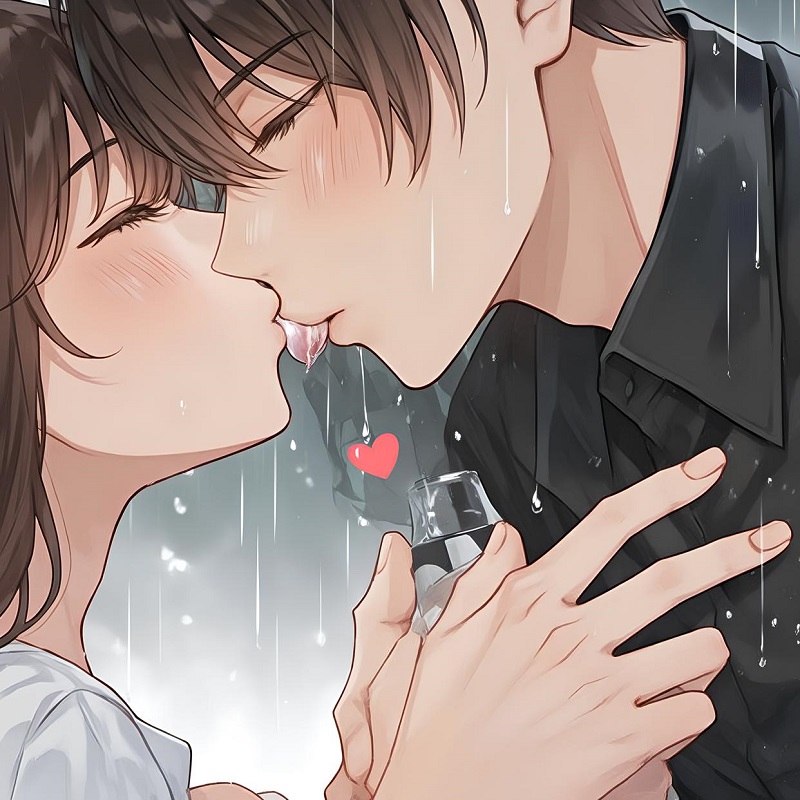 Nụ hôn dưới ánh sáng tối huyền bí