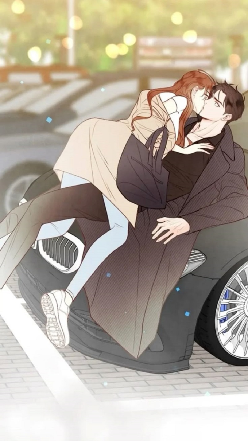 Nụ hôn trong căn phòng ánh sáng hồng tím