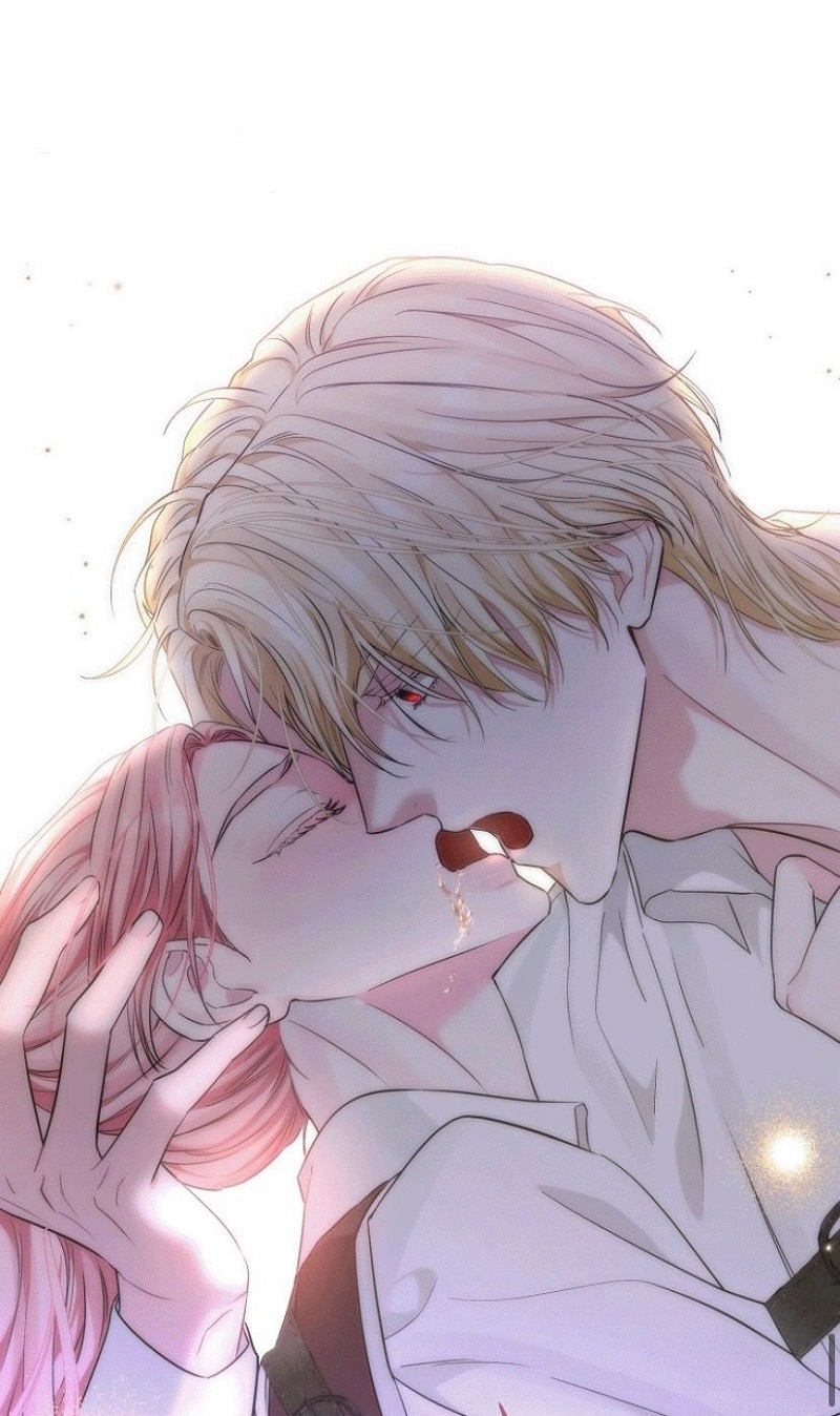 Khoảnh khắc dễ thương khi hai người ngồi gần nhau và hôn