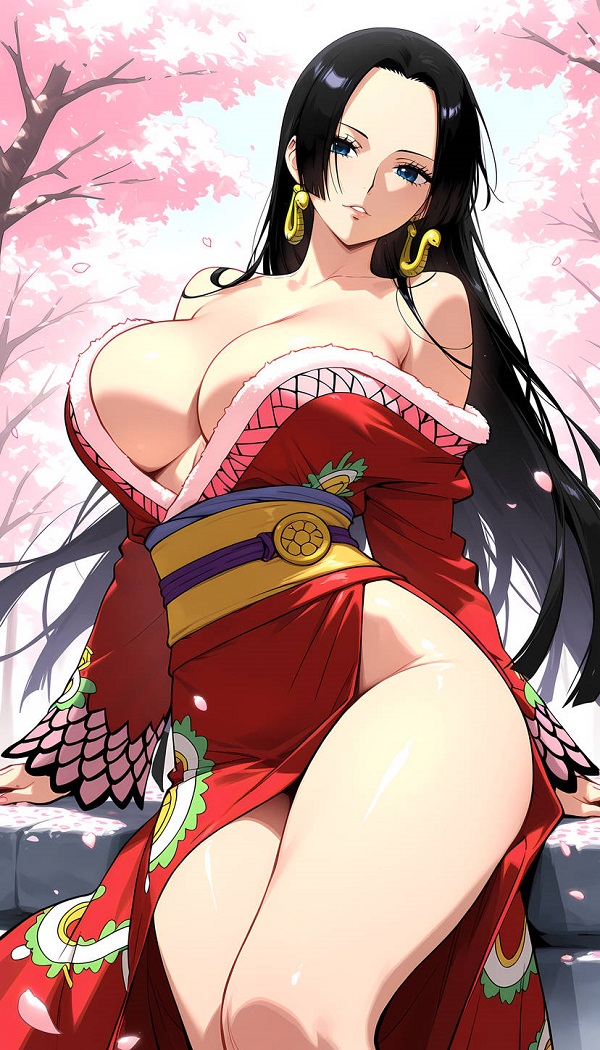 Ảnh Boa Hancock sexy với đường cong mềm mại