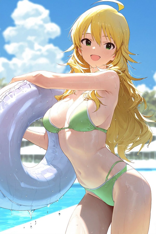 gái xinh mặc bikini anime 1
