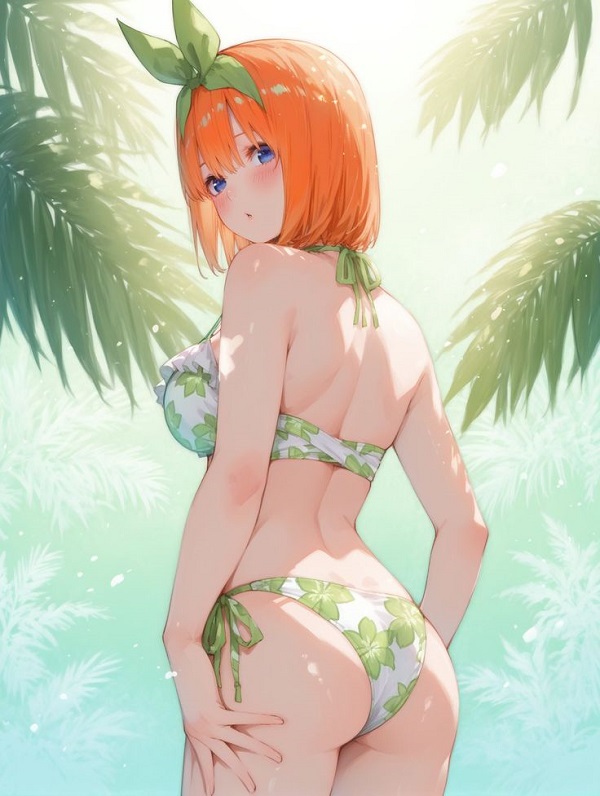 gái xinh mặc bikini anime 5
