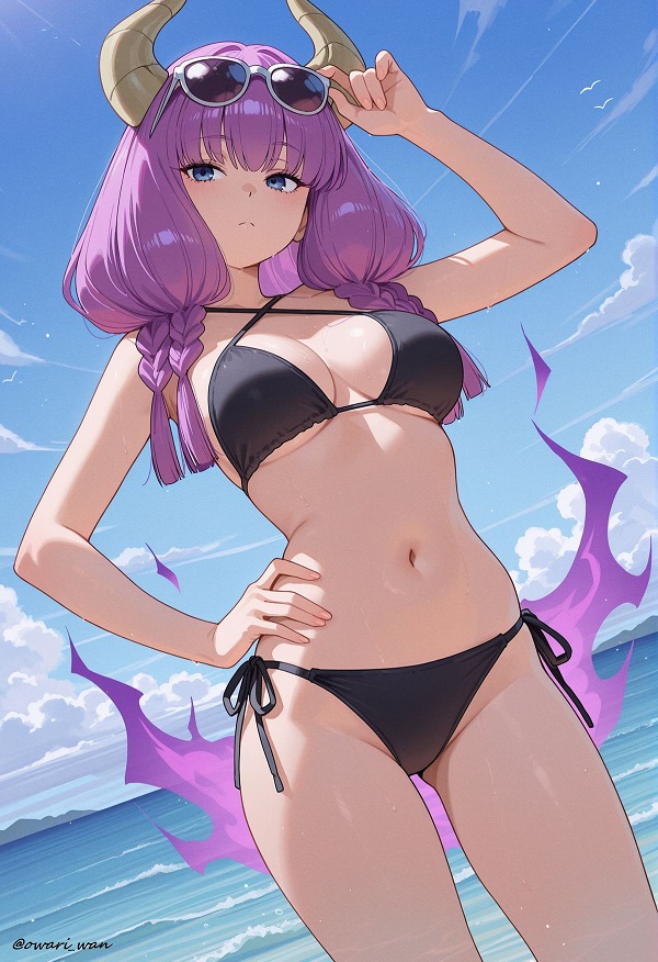 gái xinh mặc bikini anime 7