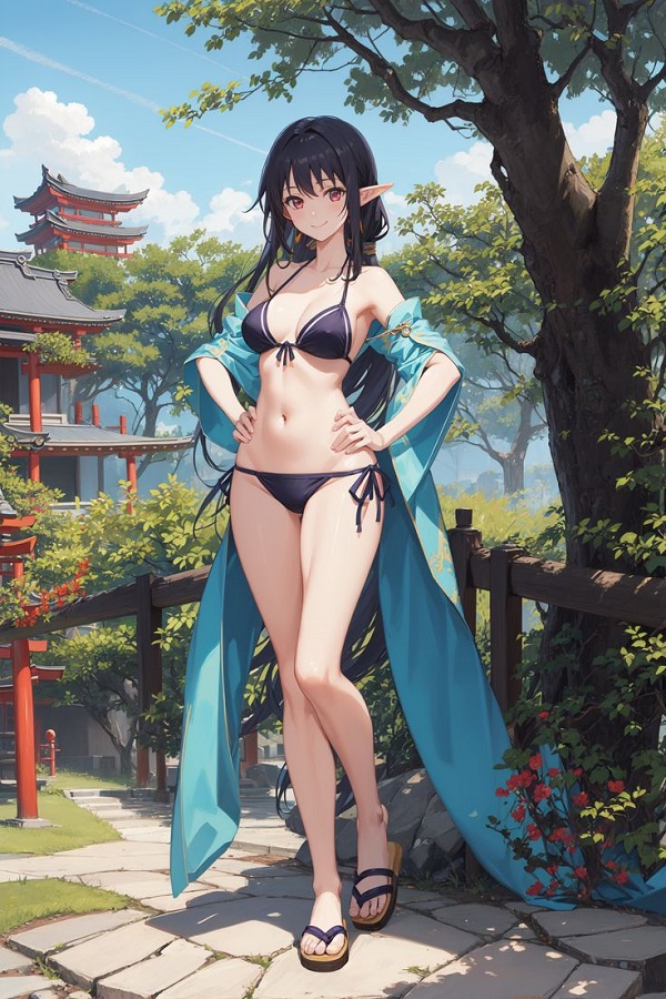 ảnh gái mặc bikini anime 5
