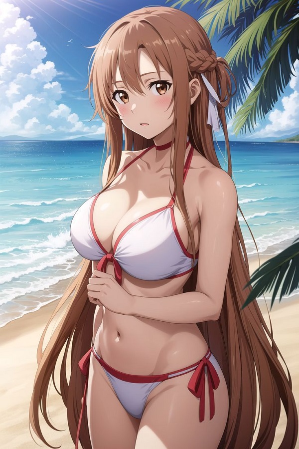 ảnh gái mặc bikini anime 7