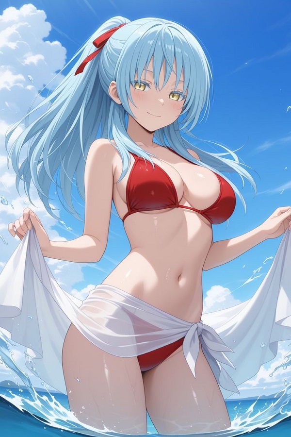 ảnh gái mặc bikini anime 8