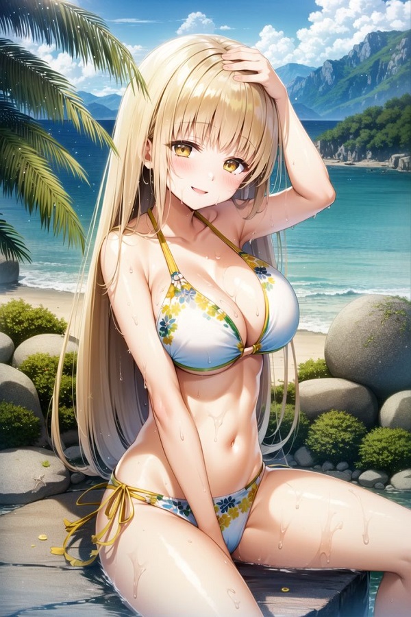 ảnh gái mặc bikini anime 11