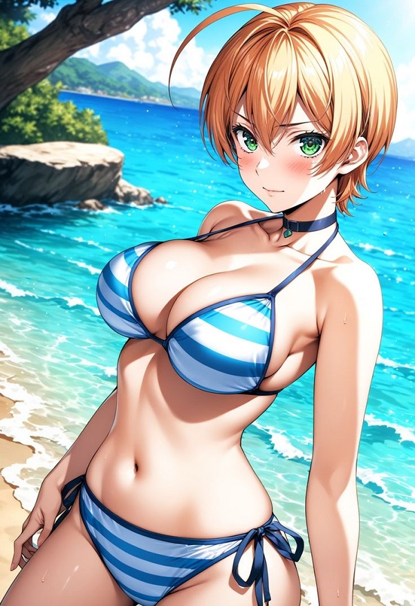 ảnh gái mặc bikini anime 13
