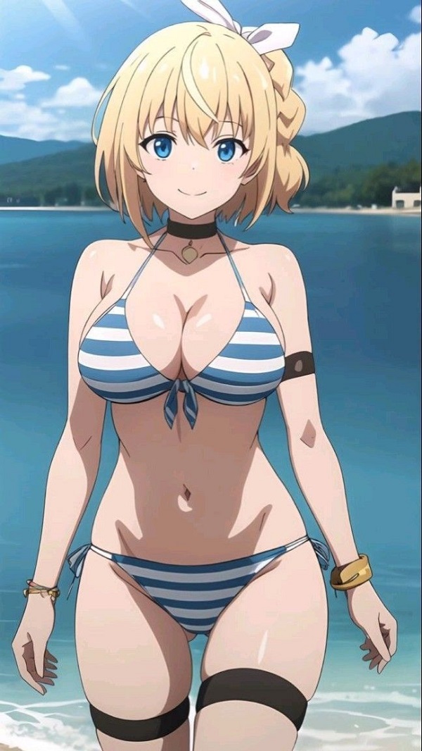 ảnh gái mặc bikini anime 14