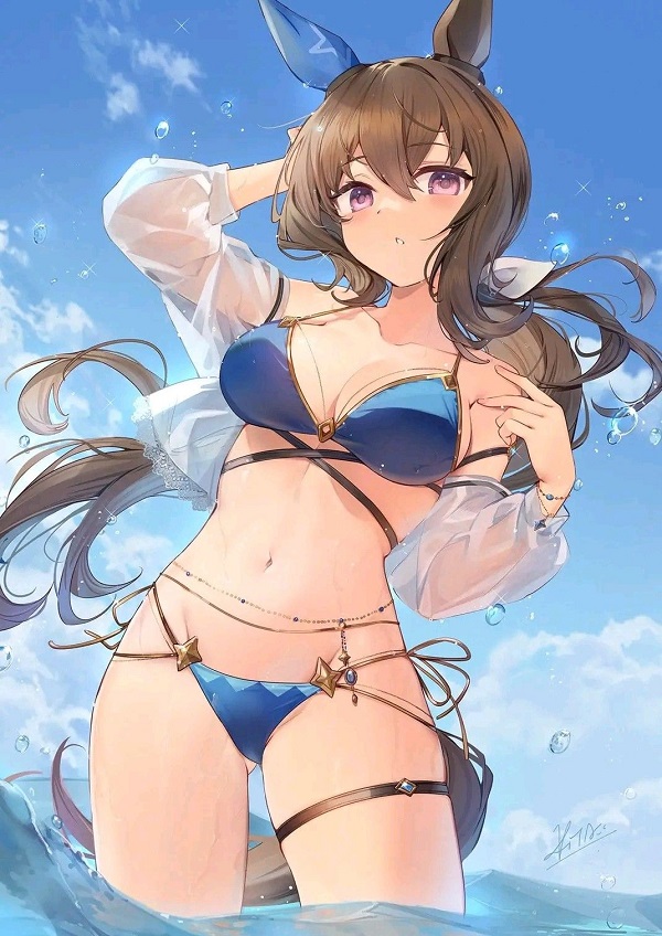 gái anime mặc bikini 6