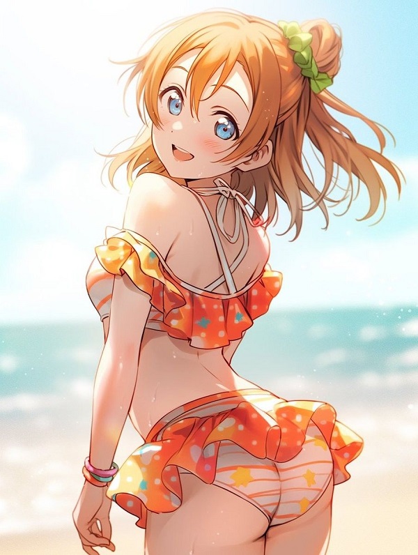 gái anime mặc bikini 8