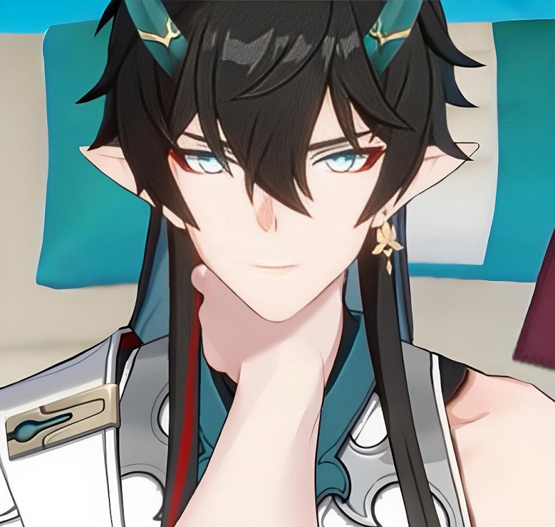 Nhân vật anime nắm cổ áo người khác, vibe “mày nói lại tao nghe xem?”.