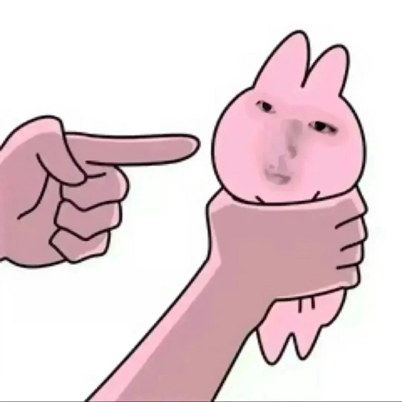 Meme thú vẽ đang bóp cổ nhau nhưng cực dễ thương.