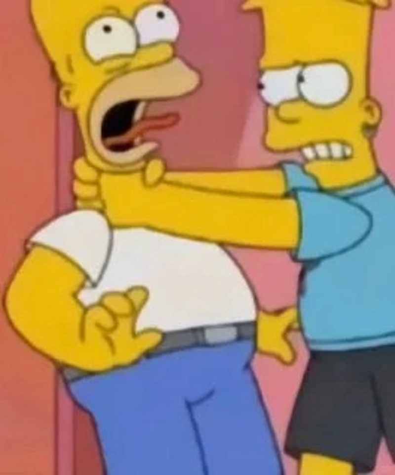 Nhân vật hoạt hình bóp cổ vì quá tức nhưng vẫn hài.