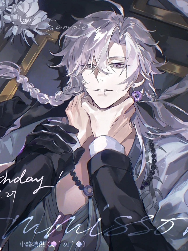 Nhân vật anime tóc bạc bị túm cổ cực gắt trong cảnh căng thẳng.