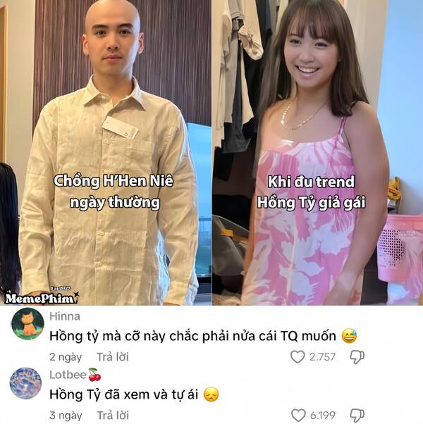 Meme hồng tỷ 12