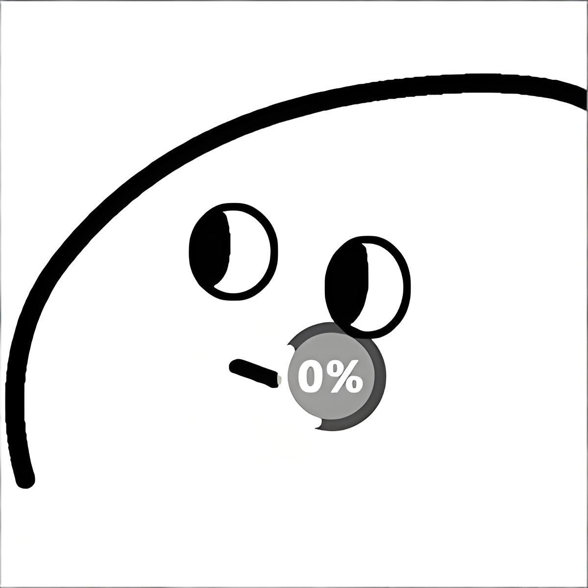 Mắt đen trắng nhìn nhau kiểu hoang mang trong lúc loading.