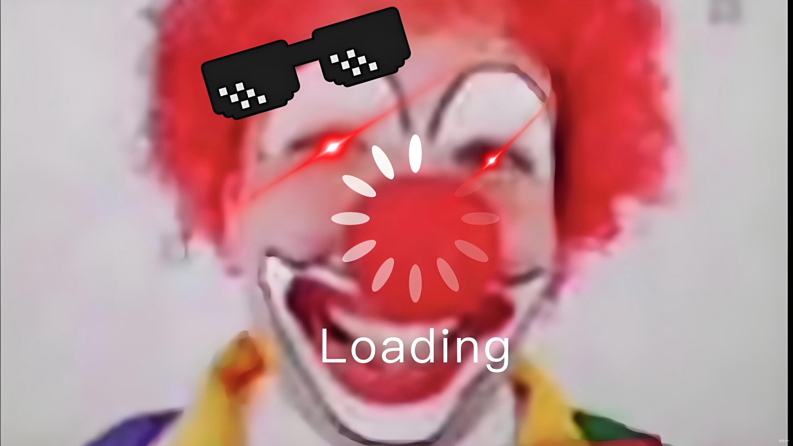 Chú hề cười quỷ dị với dòng loading đầy ám ảnh.