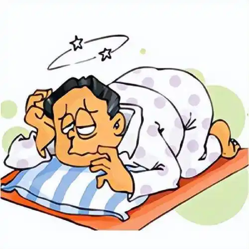 Hai chú mèo nằm cạnh nhau, một con ngủ, một con trằn trọc.
