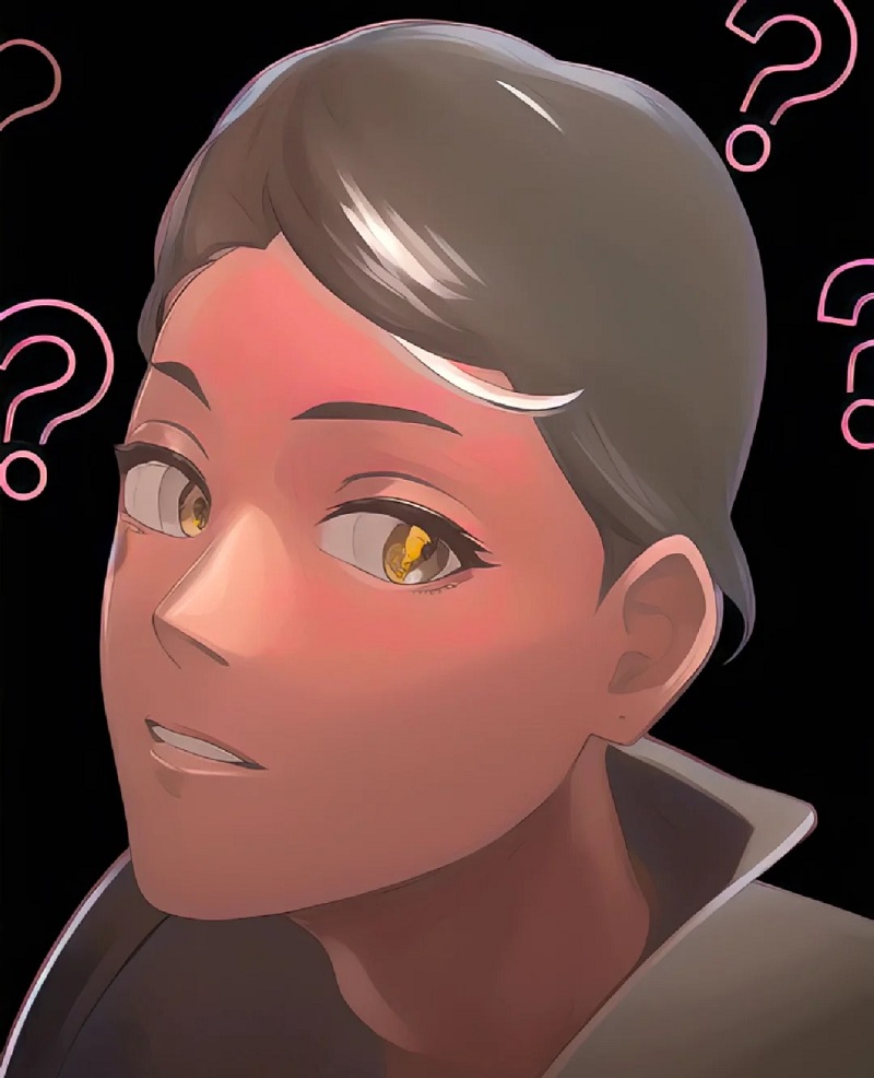 Cô gái tô son nhìn xéo với ánh mắt không tin nổi.