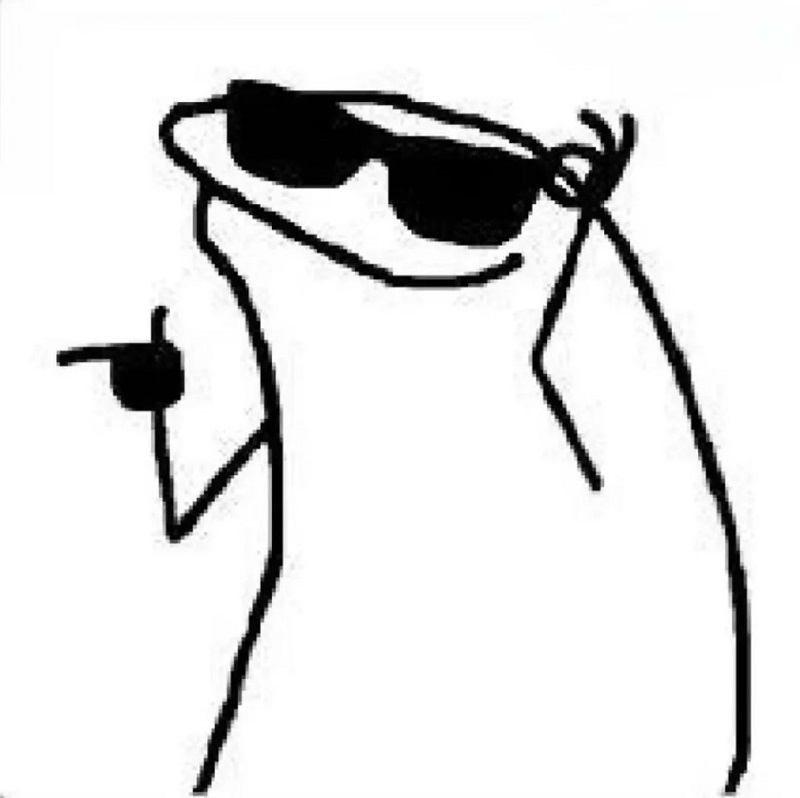 Nhân vật đeo kính đen nhìn nghi nghi không tin nổi.