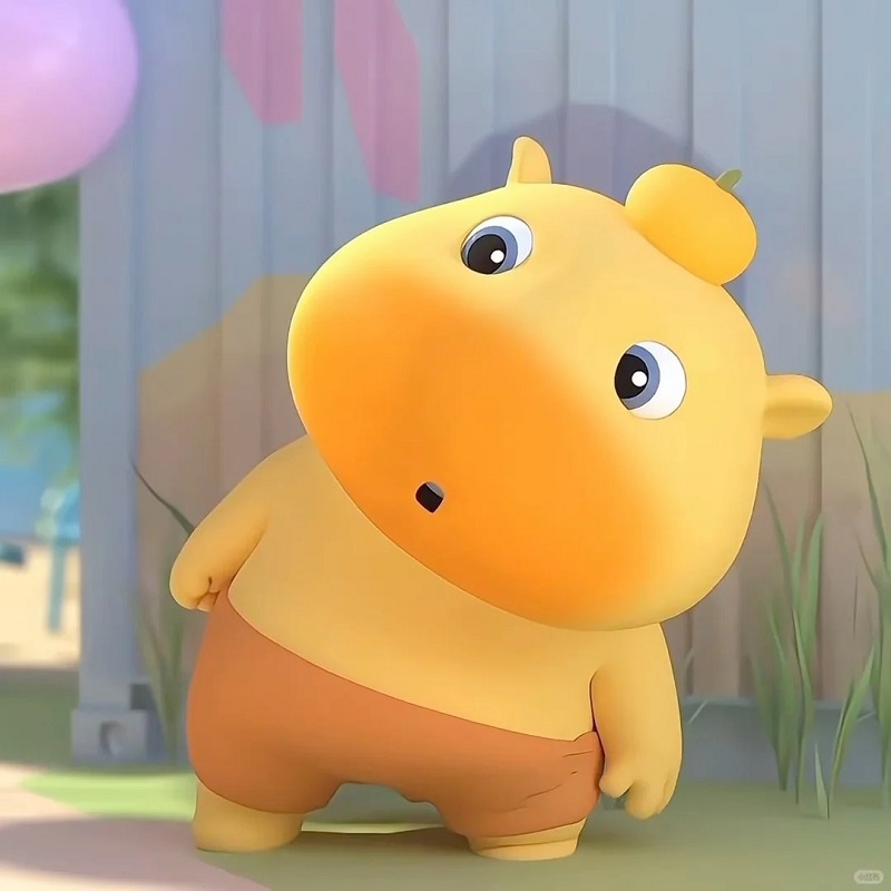 Chú hươu vàng mặt đơ khi nghe chuyện khó tin.