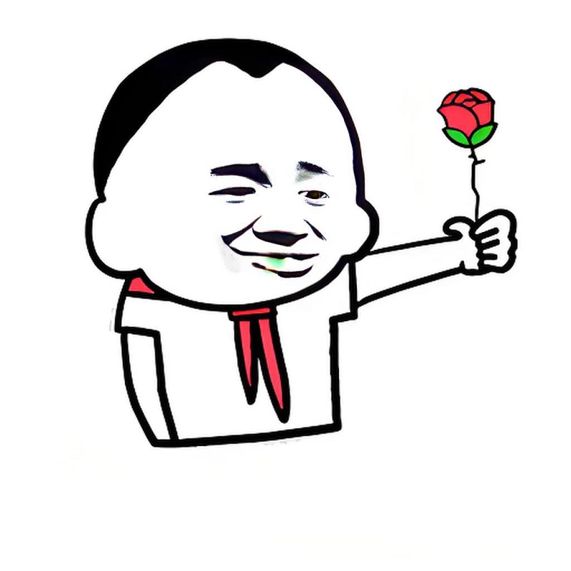 Hình meme tặng hoa đỏ, phong cách lịch sự mà hơi tấu.