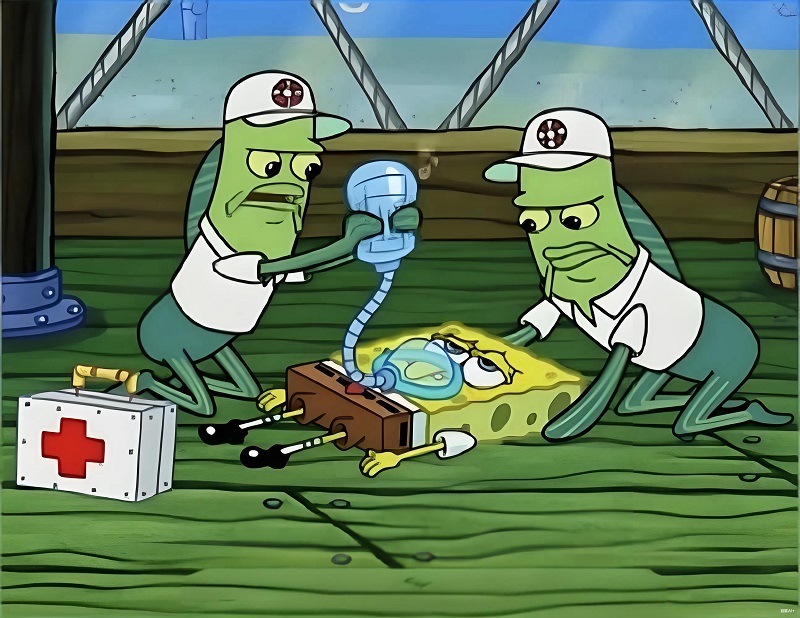 ằm sân cỏ thở oxy, caption “thở bằng linh hồn còn sót lại”.