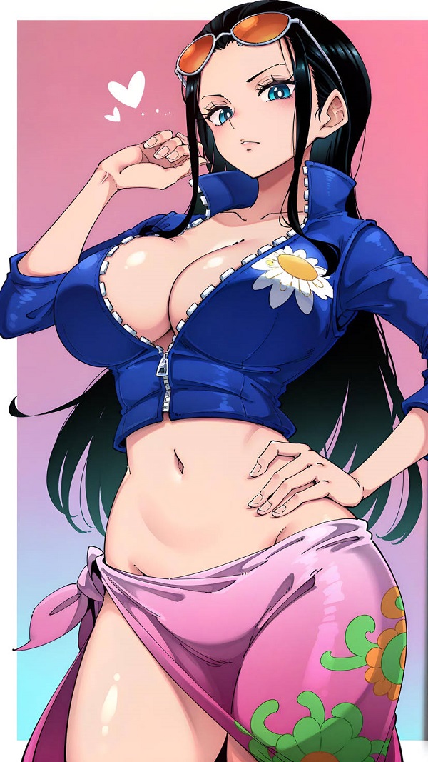 Ảnh Nico Robin sexy với dáng đứng tự tin