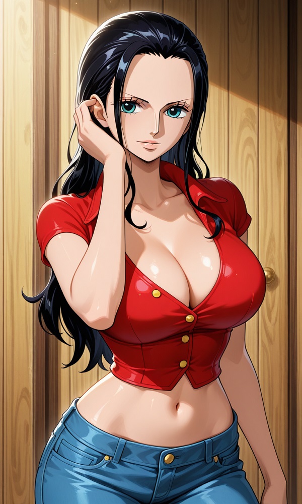 Ảnh Nico Robin sexy khoảnh khắc cười duyên