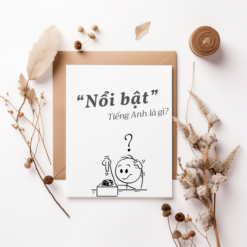 Nổi bật tiếng Anh là gì?