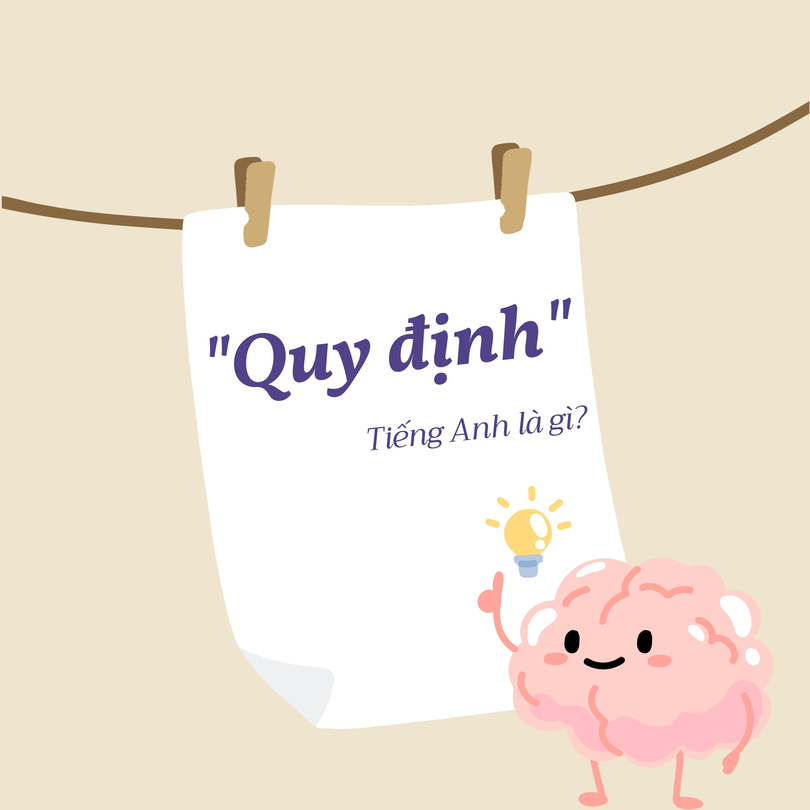 Quy định tiếng Anh là gì?
