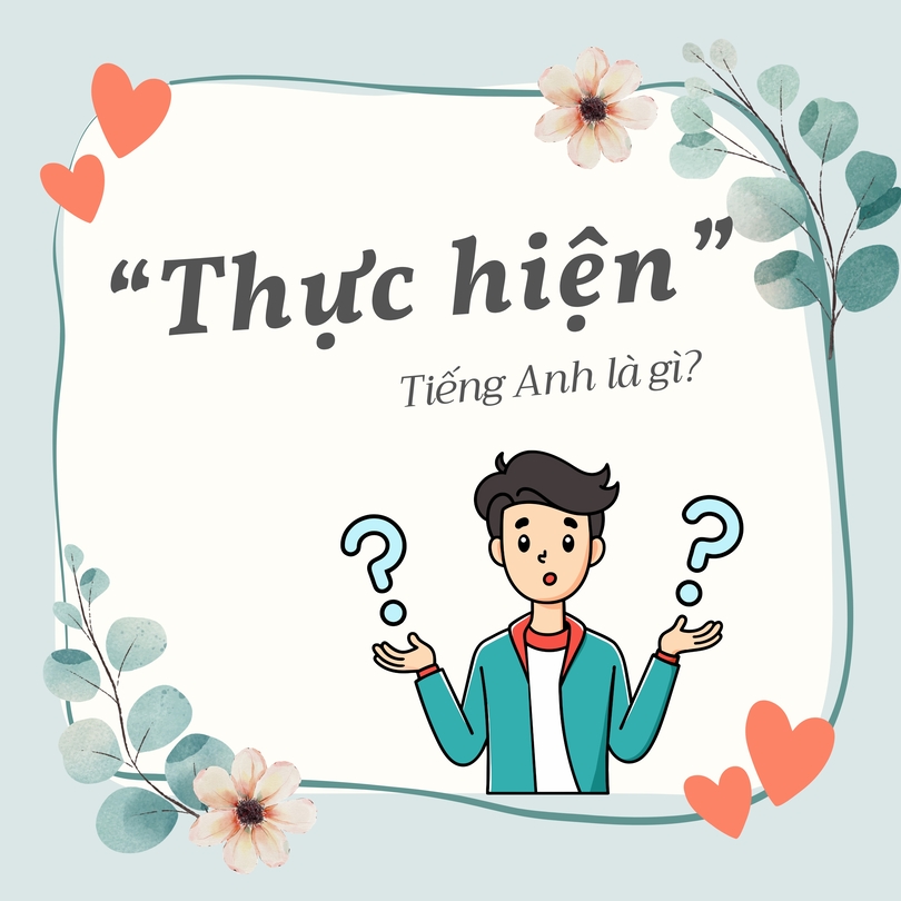 Thực hiện tiếng Anh là gì?